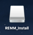 Double click on REMM_Install to open a Finder window.