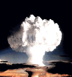 Nuclear Explosion: Mushroom Cloud