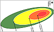 Radiation area boundaries for responding to RDD recommended by CRCPD